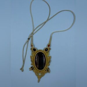 Artisan Crystal Amethyst Pendant Necklace